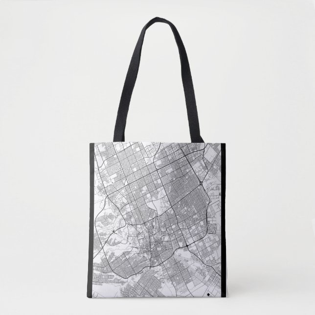 Riyadh Saudi Arabia Map Tote Bag (Front)