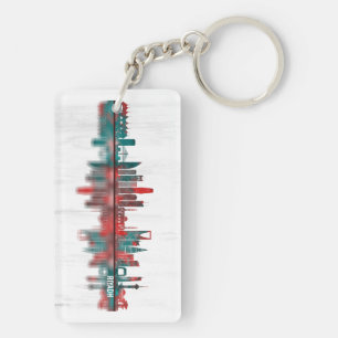 Riyadh Saudi Arabia Skyline Key Ring
