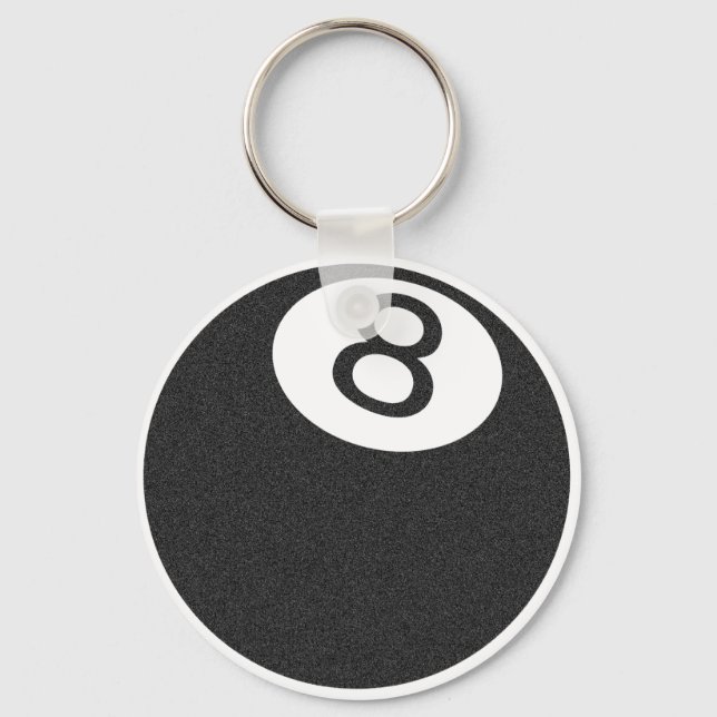 Riyah-Li Designs 8 Ball Key Ring (Front)