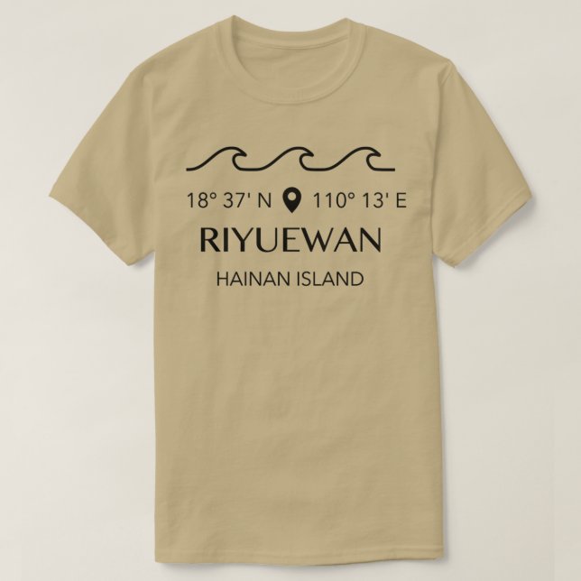 Riyuewan Hainan Island T T-Shirt (Design Front)