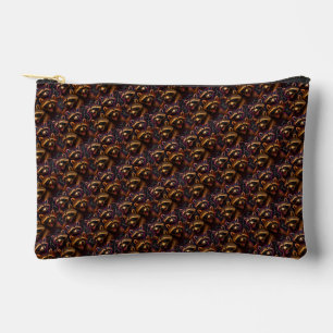 Rizz Em With The Tism Meme Autism Funny Racoon Accessory Pouch