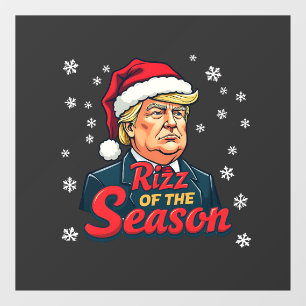Rizz of The Season Funny Trump Christmas Santa 