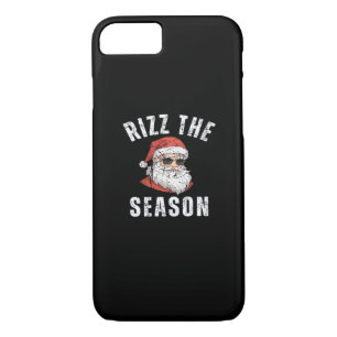 Rizz The Season Funny Santa Merry Rizzmas Rizzler  Case-Mate iPhone Case