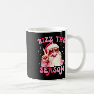Rizz The Season Santa Pink Bubble Gum Rizzmas Chri Coffee Mug