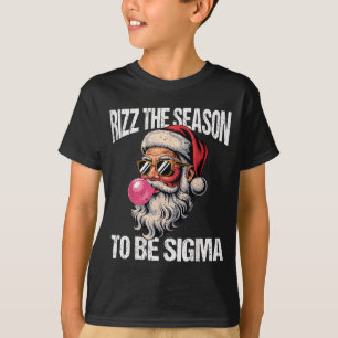 Rizz The Season To Be Sigma Santa Christmas Gen Al T-Shirt