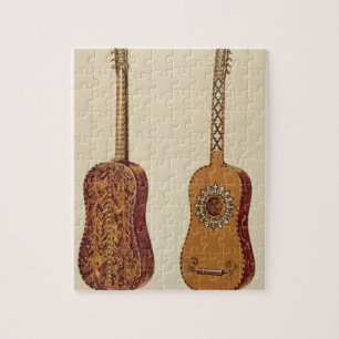 Rizzio Guitar, from 'Musical Instruments' (coloure Jigsaw Puzzle