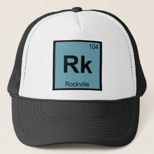 Rk - Rockville Maryland Chemistry Periodic Table Trucker Hat