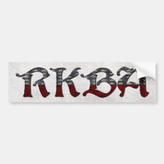 RKBA Right to Keep and Bear Arms Bumper Sticker