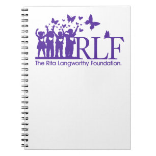 RLF Logo Notebook, 80 pages Spiral Notebook