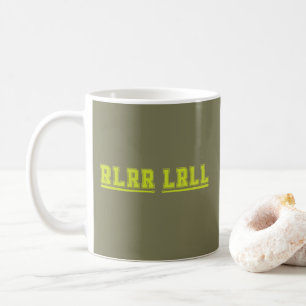 RLRR LRLL Drumsticks Band Drum Drummer Funny Coffee Mug