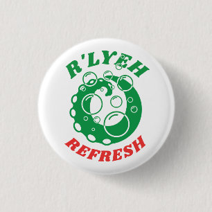 R'lyeh Laundry Detergent Innsmouth Lovecraft 3 Cm Round Badge