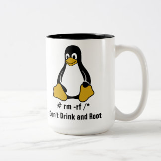 # rm -rf /* Two-Tone coffee mug