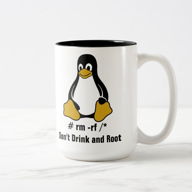 # rm -rf /* Two-Tone coffee mug (Right)
