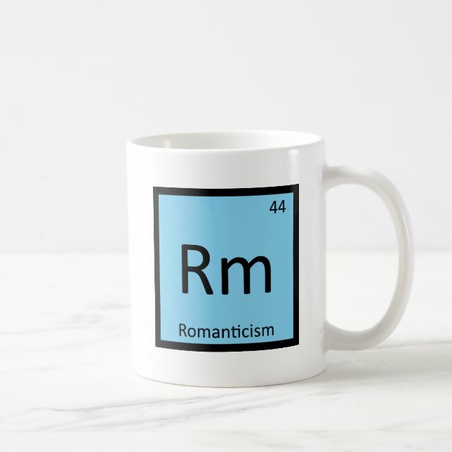 Rm - Romanticism Art Chemistry Periodic Table Coffee Mug (Right)