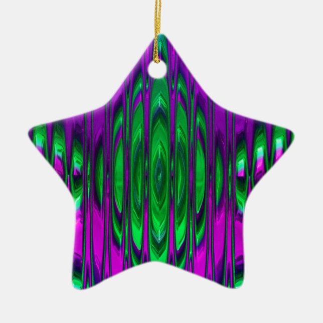 RMA 13-B Star Ceramic Tree Decoration (Front)