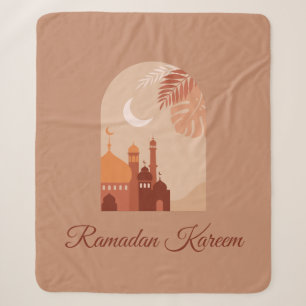  Rmadan Kareem Aesthetic Boho Fleece Blanket