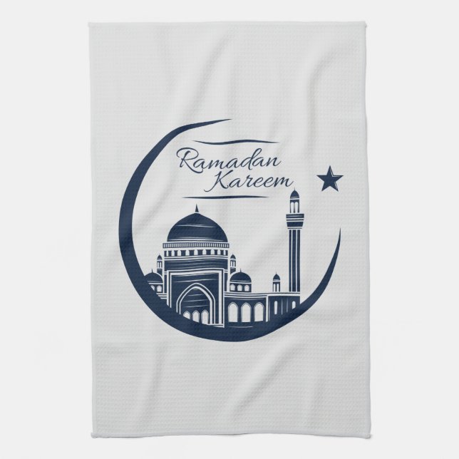  Rmadan Kareem Fleece Blanket Tea Towel (Vertical)