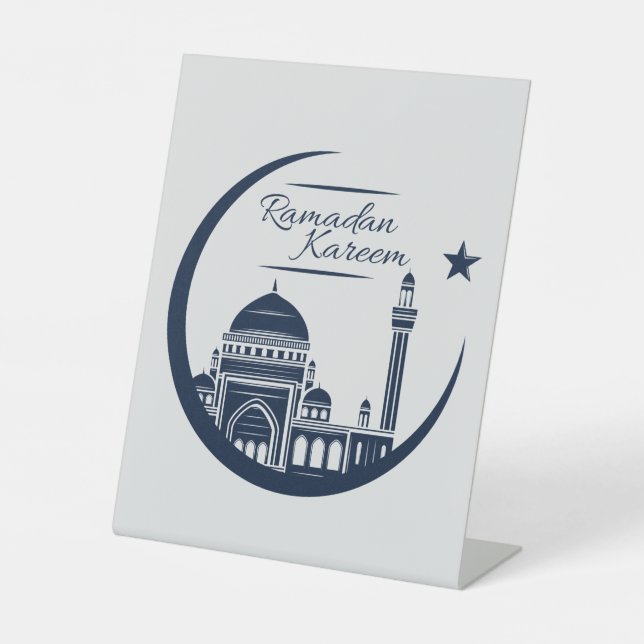 Rmadan Kareem  Pedestal Sign (Front)