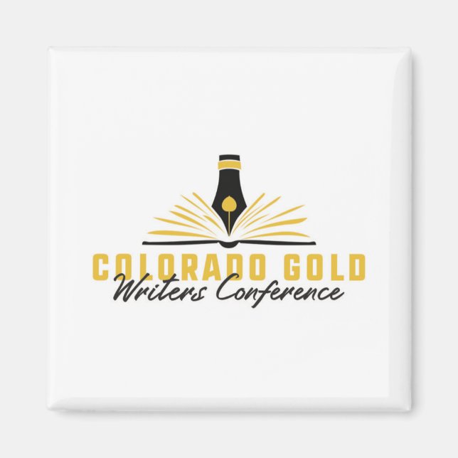 RMFW's CO Gold Writers Conference Items Magnet (Front)