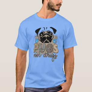 Rms003118 pugs not drugs T-Shirt