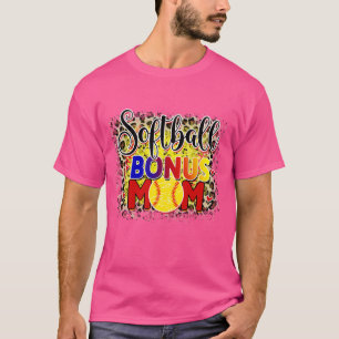 Rms007316 softball bonus mom T-Shirt