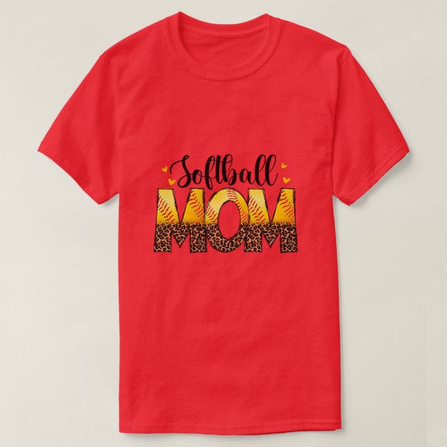 Rms00735 softball mum T-Shirt (Design Front)