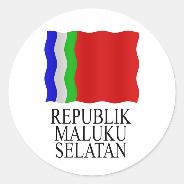 RMS flag Classic Round Sticker (Front)