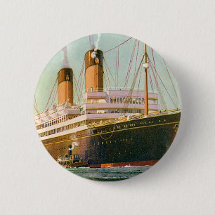 RMS Laurentic 6 Cm Round Badge