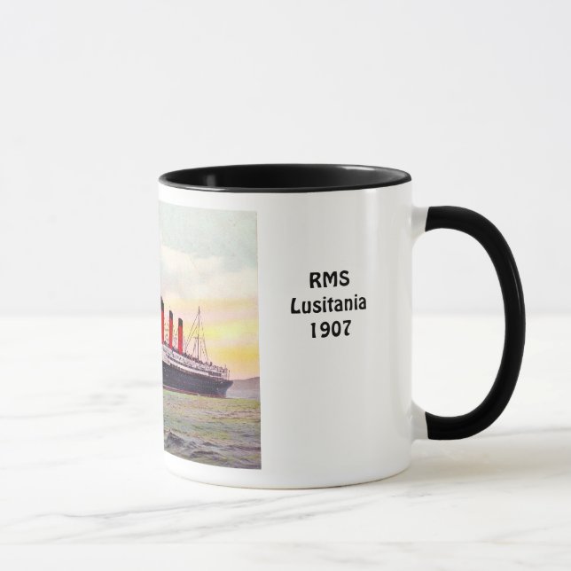 RMS Lusitania 1907 Mug (Right)
