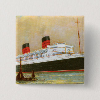 RMS Mauretainia 15 Cm Square Badge