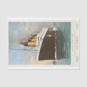 RMS Olympic Ocean Liner Tissue Paper