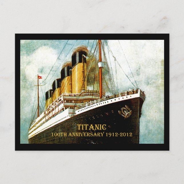 RMS Titanic 100th Anniversary Postcard (Front)
