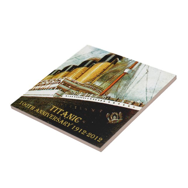 RMS Titanic 100th Anniversary Tile (Side)