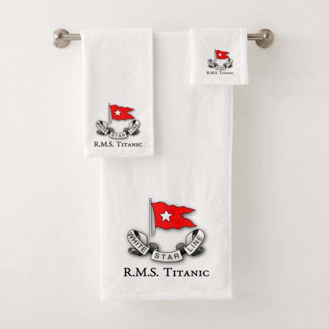 RMS Titanic  Bath Towel Set (Insitu)