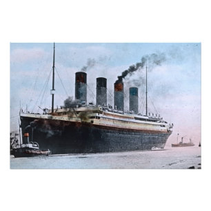 RMS Titanic Belfast Ireland Vintage Photo Print