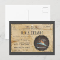 RMS TITANIC BOARDING ADVERSTING