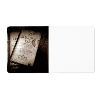 RMS Titanic Boarding Passes