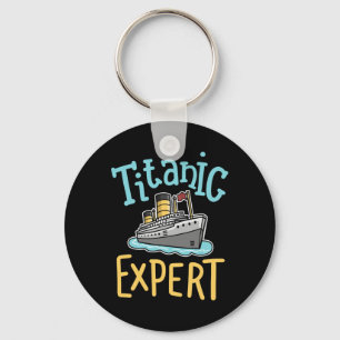 Rms Titanic Funny Expert Retro Cruise Ship Men Boy Key Ring