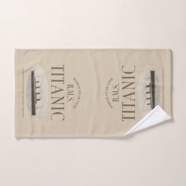 RMS Titanic Ghost Ship Sepia Hand Towel (Hand Towel)