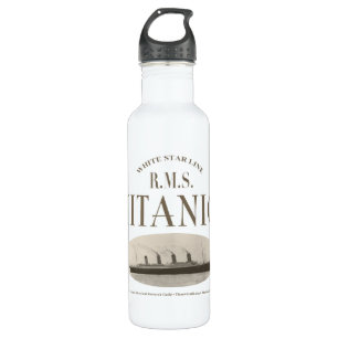 RMS Titanic Ghost Ship Sepia/White Water Bottle