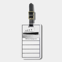 RMS Titanic Passenger Liner Luggage Tag