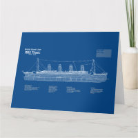 RMS Titanic Ship Blueprint Plans ABD