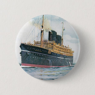 RMS Viceroy of India 6 Cm Round Badge
