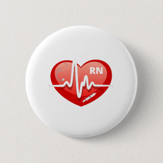 RN 6 CM ROUND BADGE