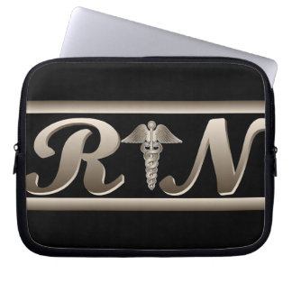 RN Caduceus Laptop Sleeve