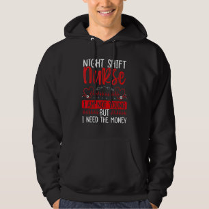 RN CNA Appreciation Night Shift Nurse Nursing Hoodie