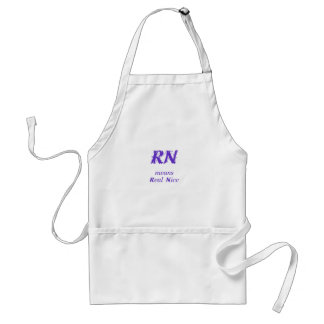 RN in purple Standard Apron