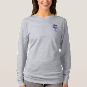 RN Long Sleeve T-Shirt with Name