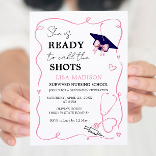 RN Modern Nursing She is Ready To Call The Shots  Invitation