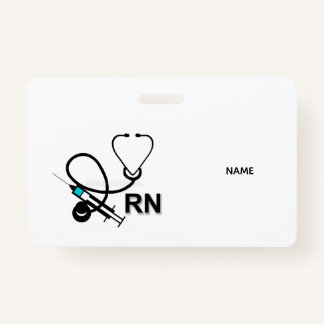 RN Name Badge ID Badge